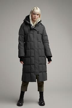Chamarras Canada Goose Mujer Mexico - Elmwood Abrigos Grises OJ5264978